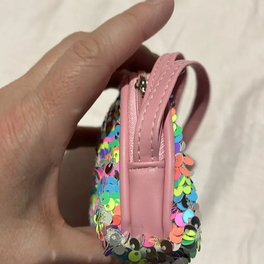 Colorful Sequin Wristlet with Star Design